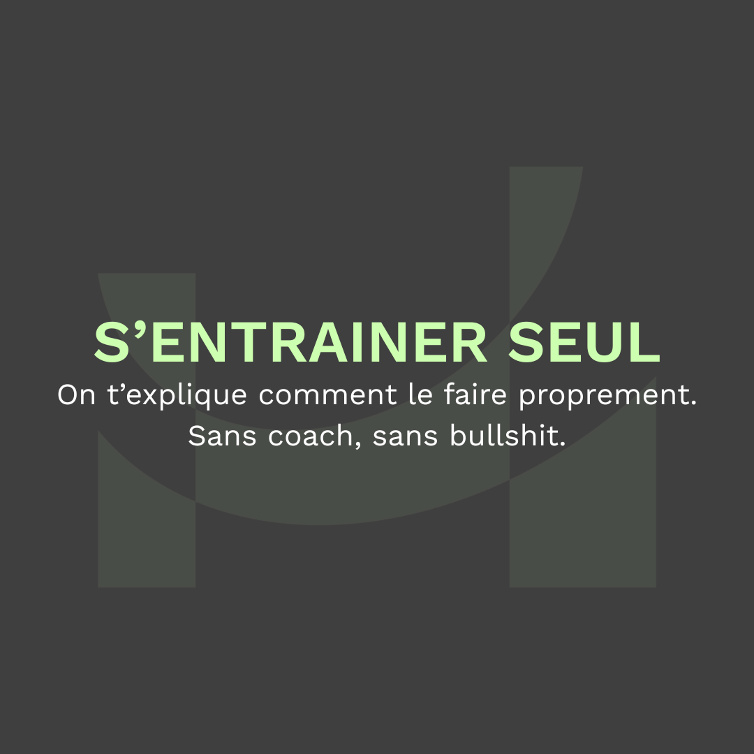 Comment avoir une vraie progression même si tu t’entraînes seul