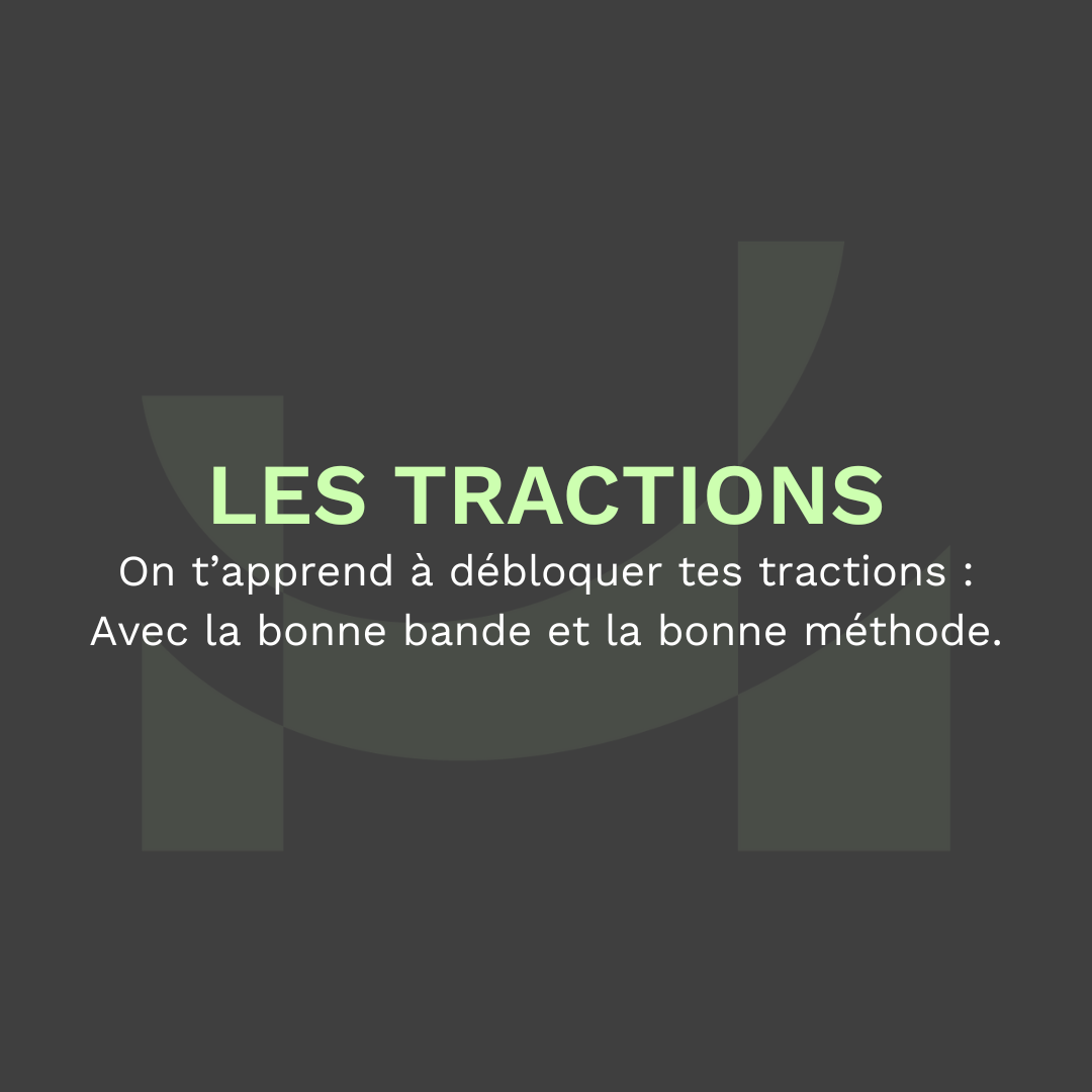 Comment apprendre les tractions avec une bande élastique ?