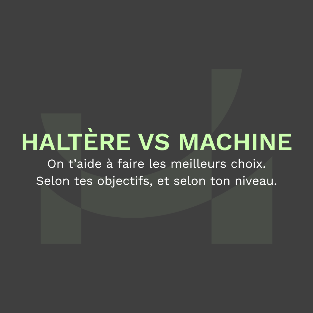 Haltères vs Machines : Quel est le meilleur choix ?