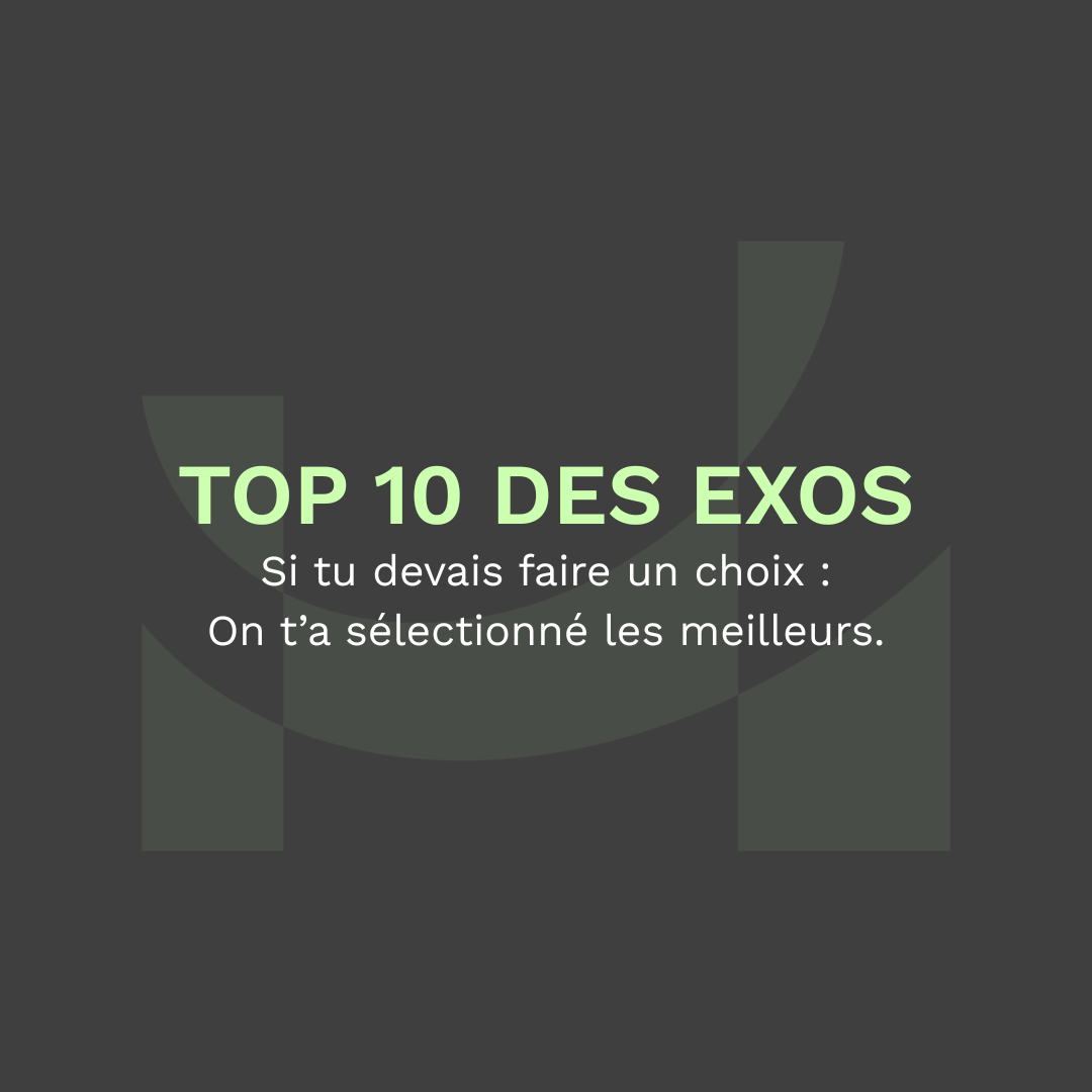 Si tu ne devais choisir que 10 exercices en musculation: les meilleurs
